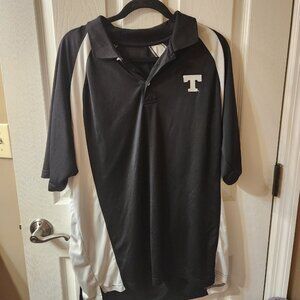 University Of Tennessee Men Collar Shirt Black & White Sz XXL Polo